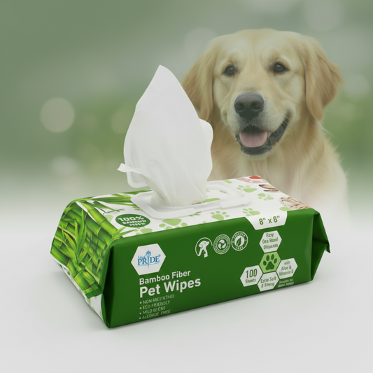 Biodegradable Bamboo Pet Wipes