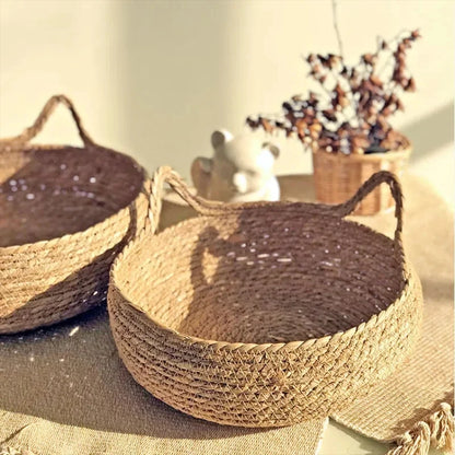 Handwoven Rattan Cat Bed
