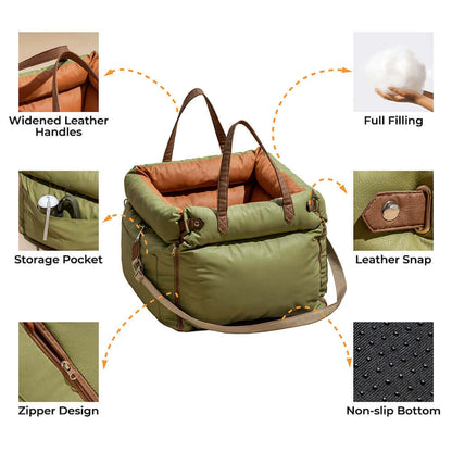 Luxury Pet Outing Car Bed