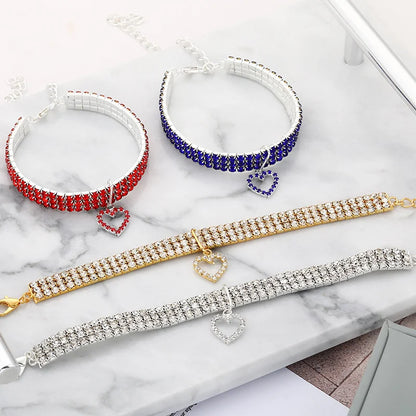 Luxury Rhinestone Pet Collar