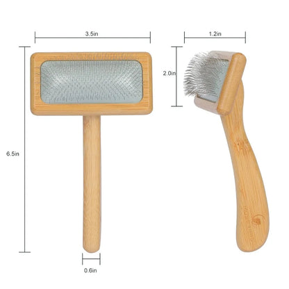 Bamboo Pet Slicker Brush