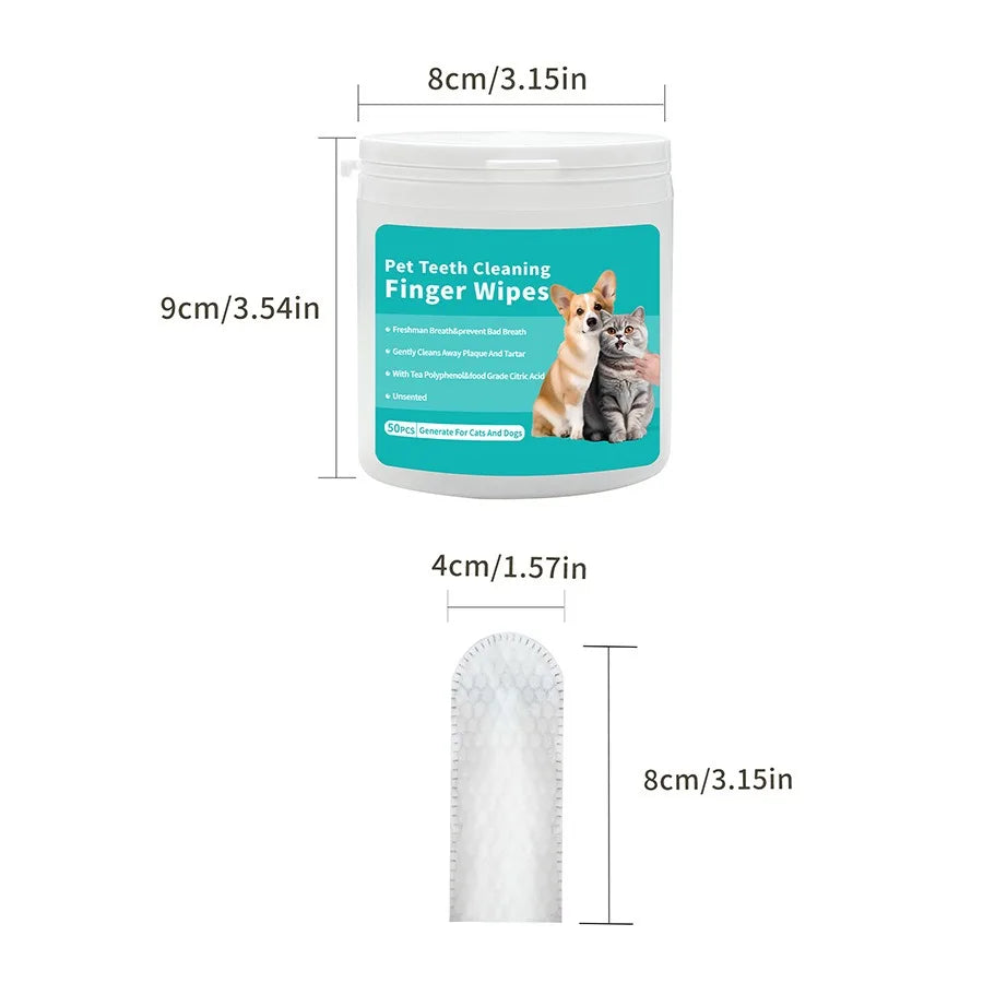 Disposable Pet Finger Toothbrush