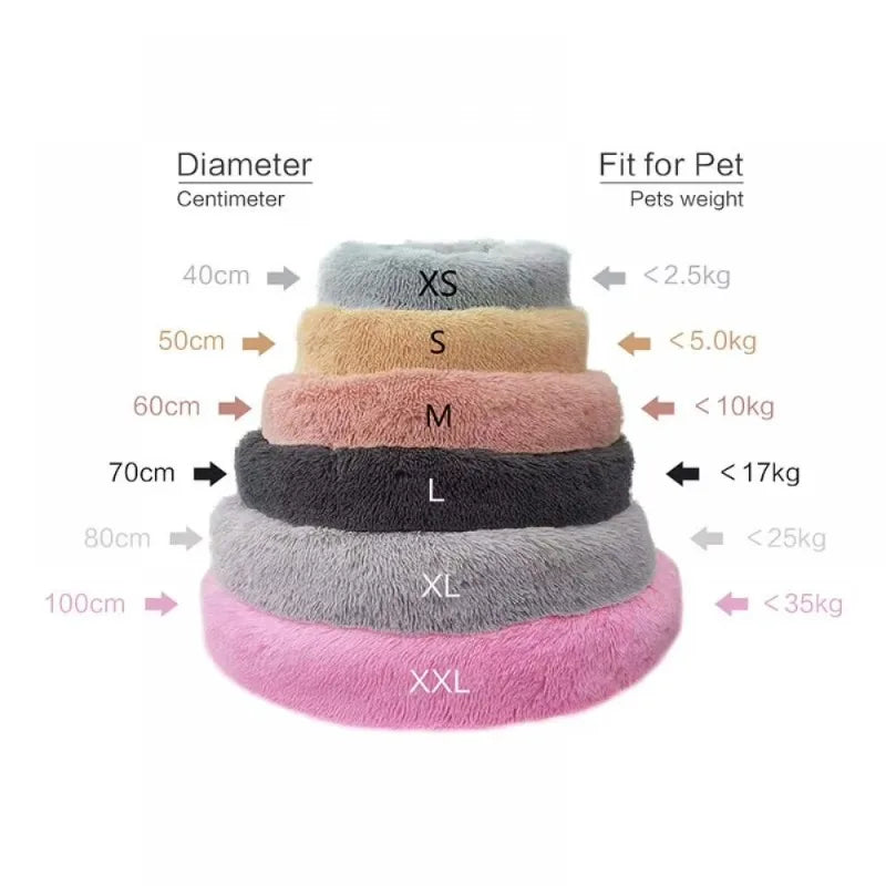 Luxury Plush Pet Cuddler Bed