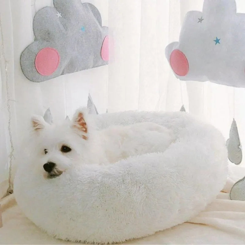 Luxury Plush Pet Cuddler Bed